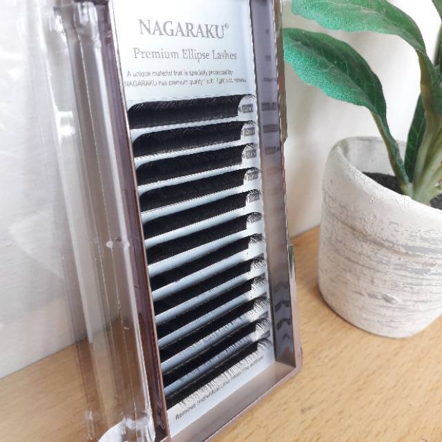 (OLD) ELLIPSE Nagaraku Eyelash Extension Super Soft (ELLIPSE) 10mm 11mm 12mm 13mm split tips