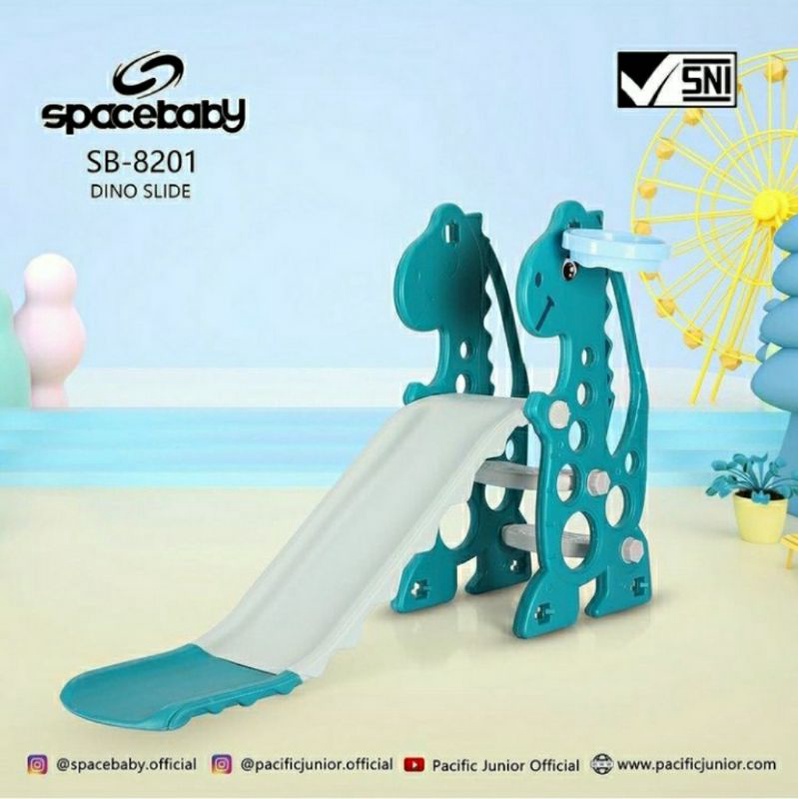 Mainan perosotan dino slide / pesorotan anak dino luncuran dino kids / seluncuran anak