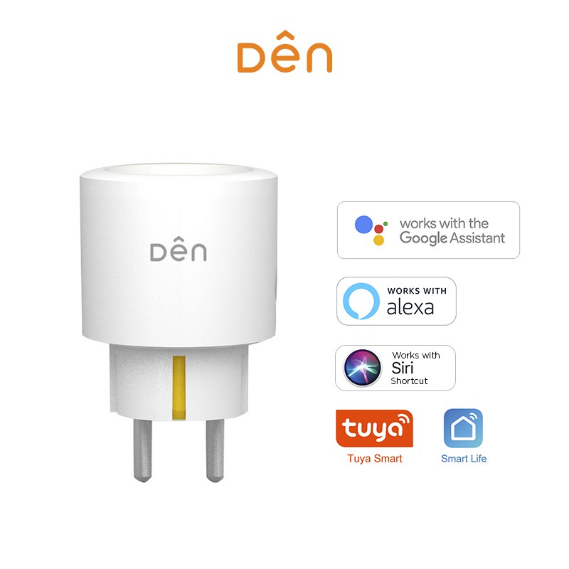 

DEN Smart Home WiFi Socket/Plug with Power Monitoring (Alexa/Google Home/Smart Life)