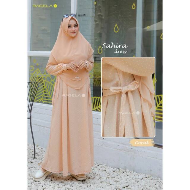 Sahira dress / gamis syari / fashion muslim / ragela hijab