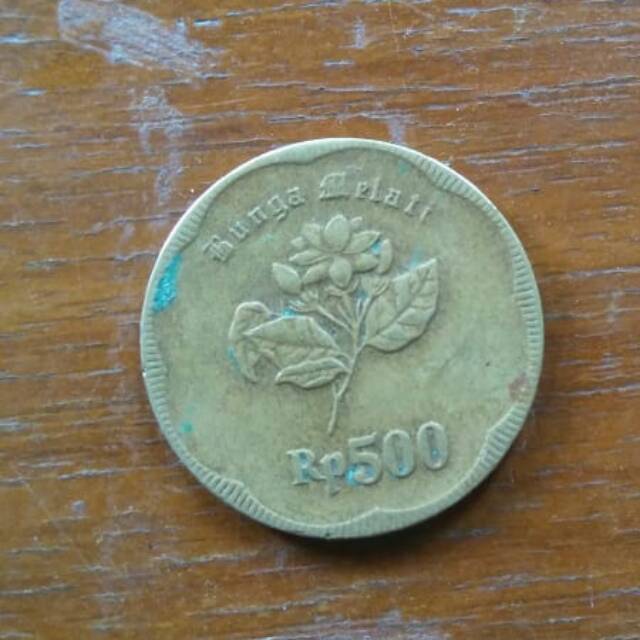 Uang kuno 500 bunga melati