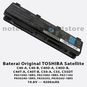 Baterai Original TOSHIBA Sat. C40-A, C40-B, C40D-A, C40D-B  PA5109