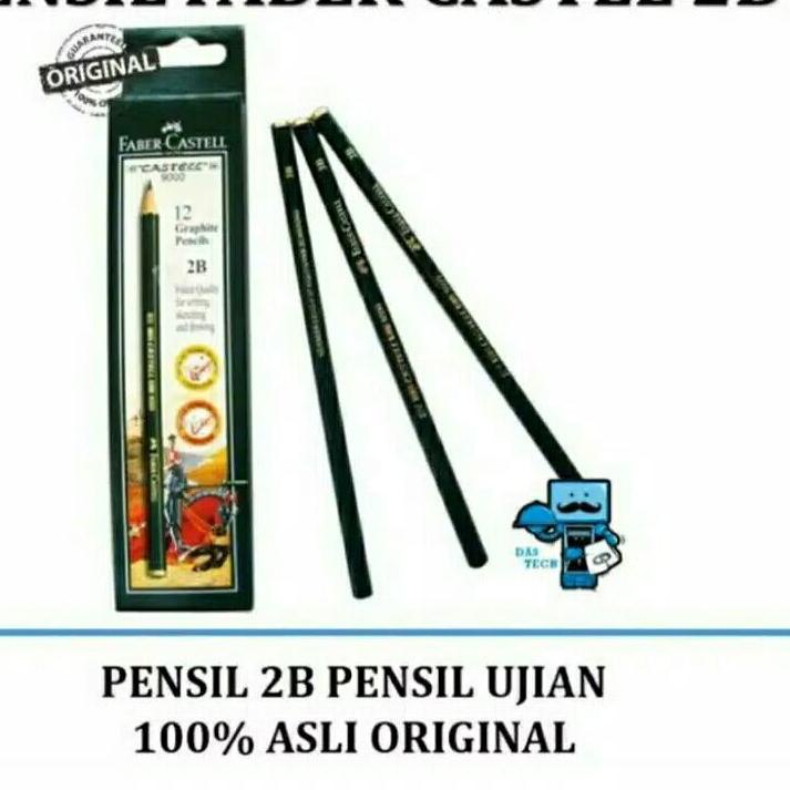 

Terbaru ! Pensil 2B FABER CASTELL ORIGINAL 1 PACK Dapat 12 PCS ✓