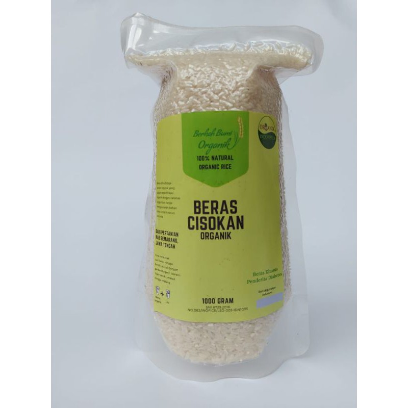 

Beras Cisokan Organik Beras Diabetes Rendah Gula 1 kg Vacum