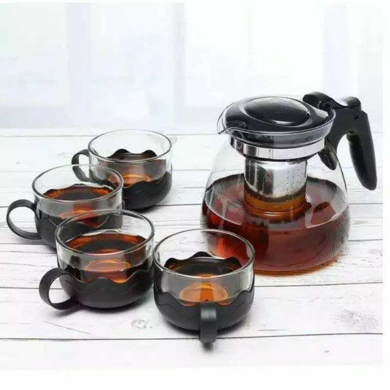 SET TEAPOT SARINGAN / SET TEAPOT KACA