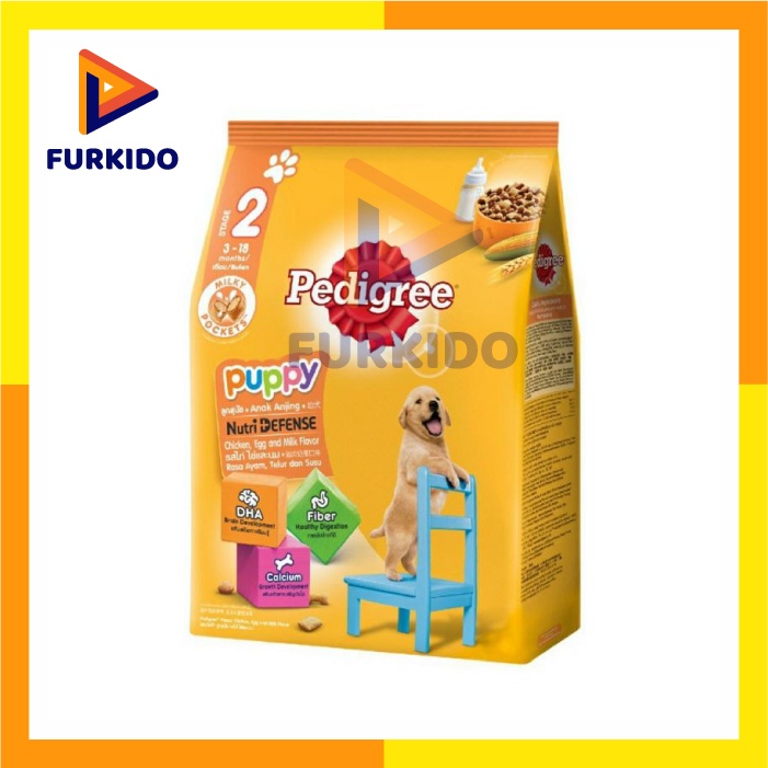 Pedigree Dog Puppy Chicken &amp; Egg 400 Gr / Makanan Kering Anjing