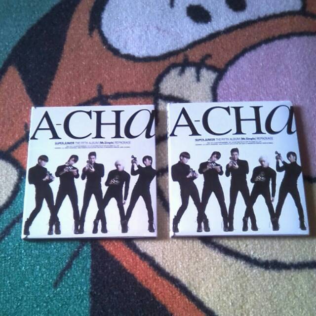 SUPER JUNIOR THE FIFTH ALBUM REPACKAGE A-CHA ACHA