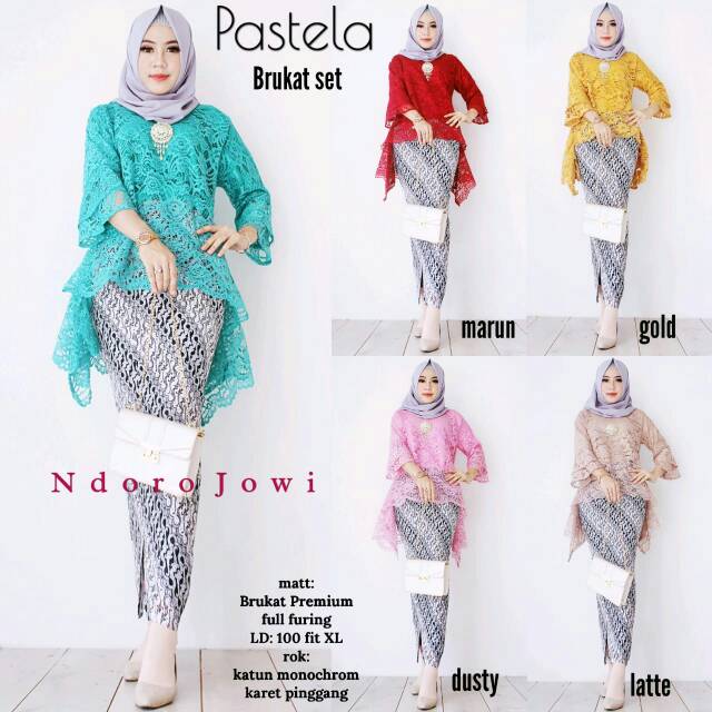 SHOPASHOP SOLO - kebaya brukat batik setelan batik atasan brokat baju muslim baju wanita postela