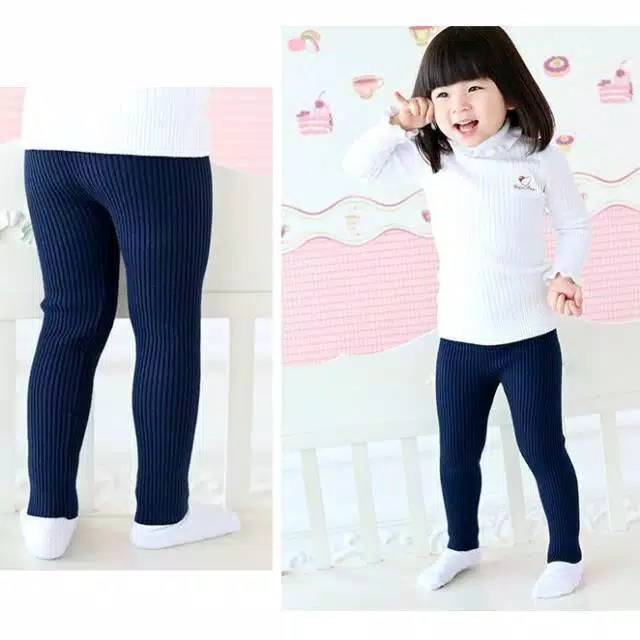 Medan Termurah For 2-9y girls Leging knit Anak import Legging cantik