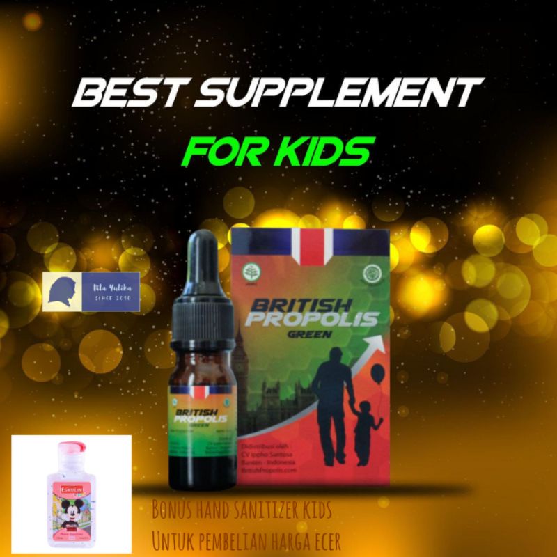 

BRITISH PROPOLIS KIDS GREEN ANAK 1-12TH ORIGINAL 100%