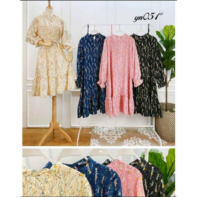 Atasan plisket - tunik plisket import - top pleats