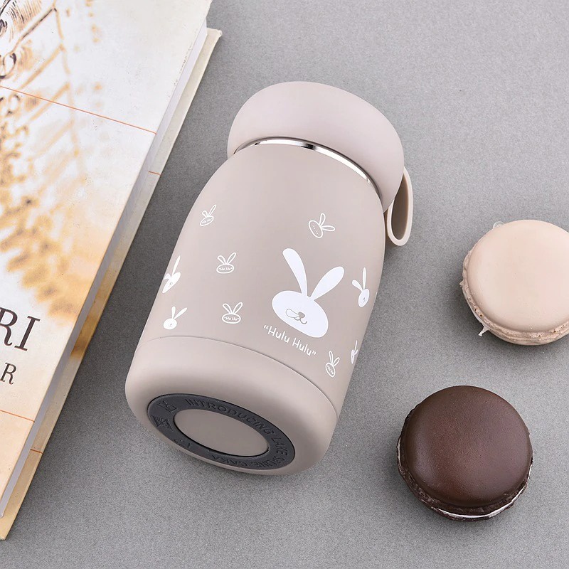 Botol Minum Termos Kopi Teh Susu Thermos Mini Tumbler Lucu Anak Dewasa Aestethic Cute Gift Bottle Stainless Steel - 320ml