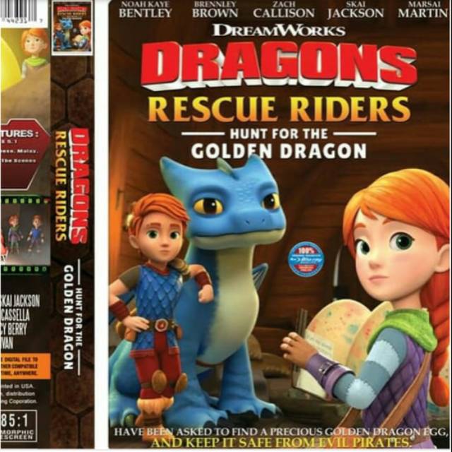 Kaset dvd player  Dragons riders kartun anak