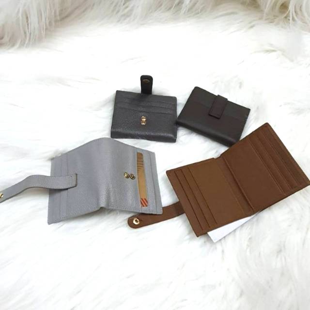 dompet kartu fashion kulit card holder wallet genuine leather caela