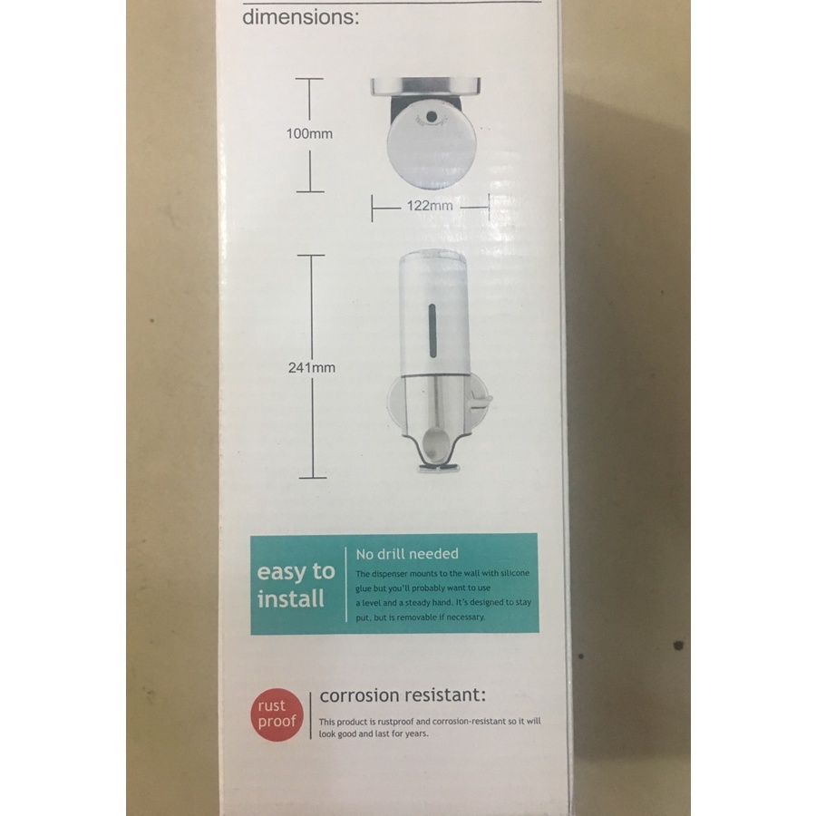 Tempat Sabun Cair SUBRON S 1101 White / Soap Dispenser Cair