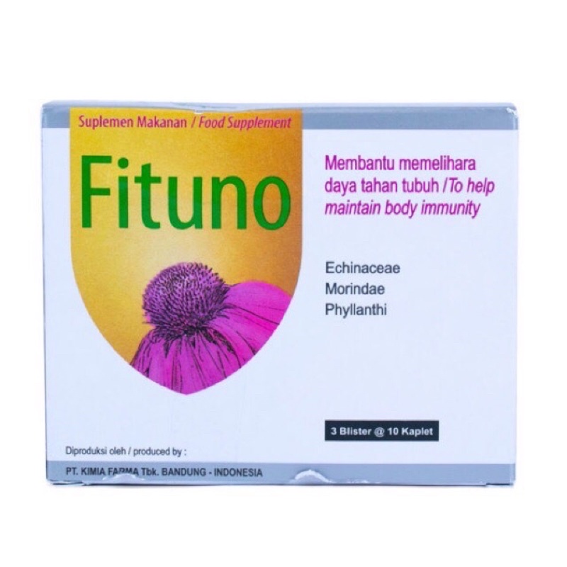 FITUNO MULTIVITAMIN 10 kaplet original kimia farma