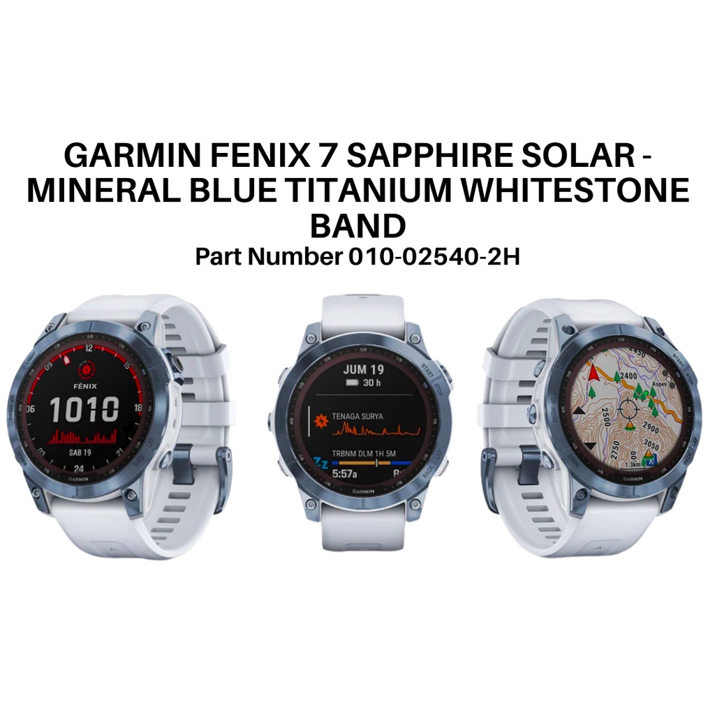 GARMIN SMARTWATCH FENIX 7 SAPPHIRE GPS WATCH NEW GARANSI RESMI TAM