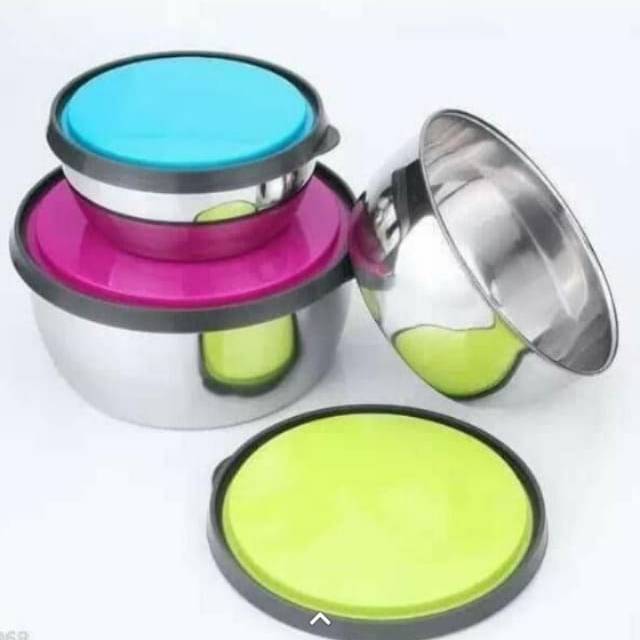 Food Container / Rantang Stainless Steel 3 Pcs