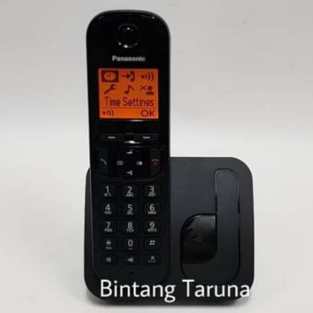 Telepon Wireless Panasonic KX-TGC210 Wireless Panasonic TGC210 Hitam