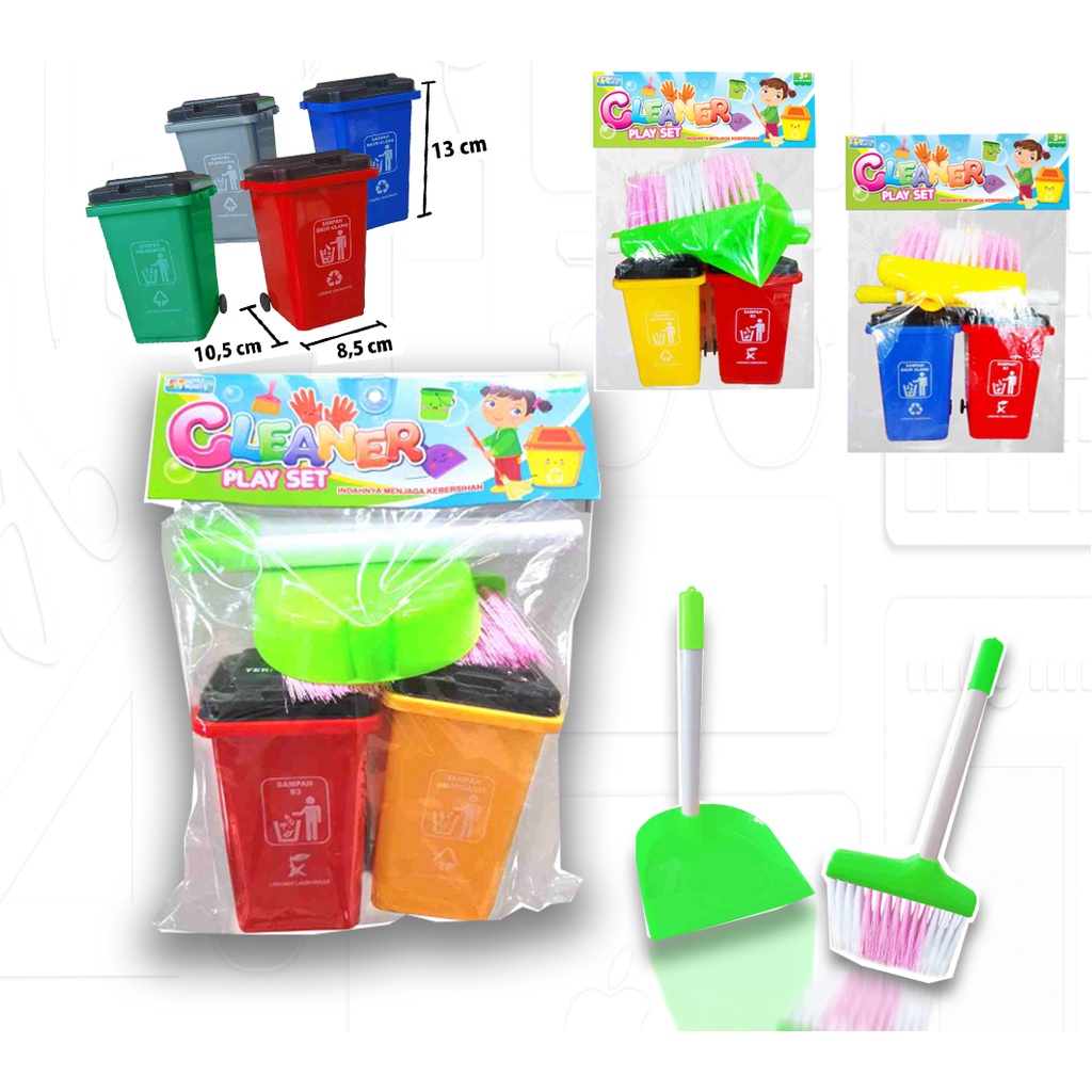 mainan anak rumah rumahan cleaning set /alat kebersihan - MC04