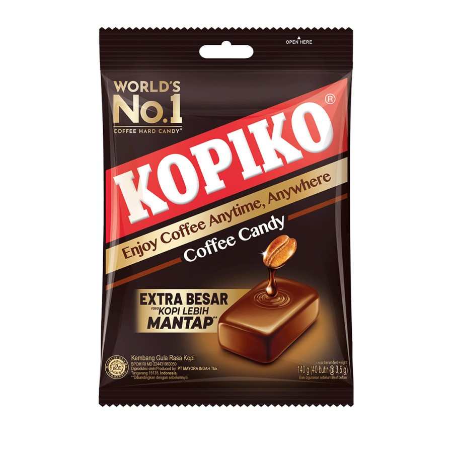 PERMEN KOPI KOPIKO COFFEE CANDY CLASSIC POUCH ISI 50