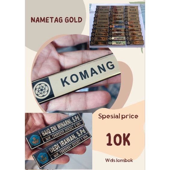 

NAMETAG GOLD PEJABAT PEGAWAI KARYAWAN