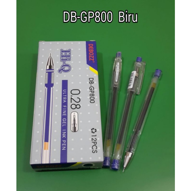 

PULPEN GEL HI-TECH GP800 DEBOZZ BIRU(12PCS)