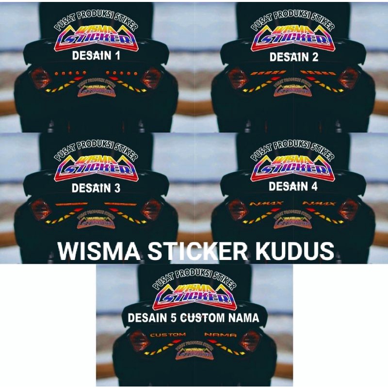 Stiker Stoplamp Nmax New / Stiker Stoplamp All New Nmax / Stiker Nmax Keren
