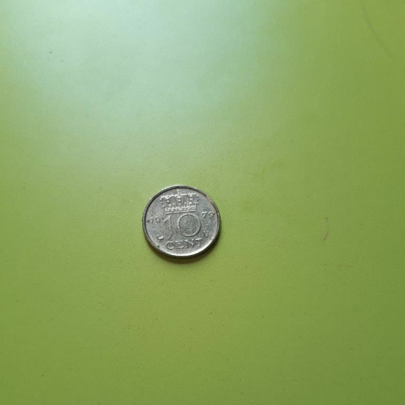 uang koin kuno koleksi langka 10 cent juliana