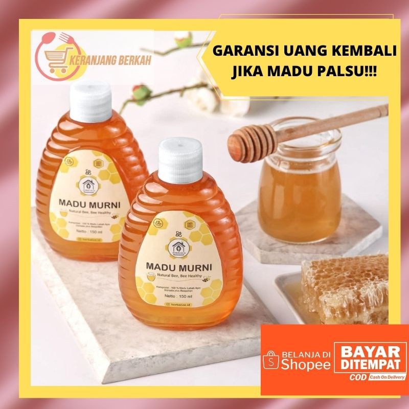 

[AGEN RESMI | COD] Madu Super Hutan Murni Original Organik Pure Raw Honey Herbalize Herbal Diet