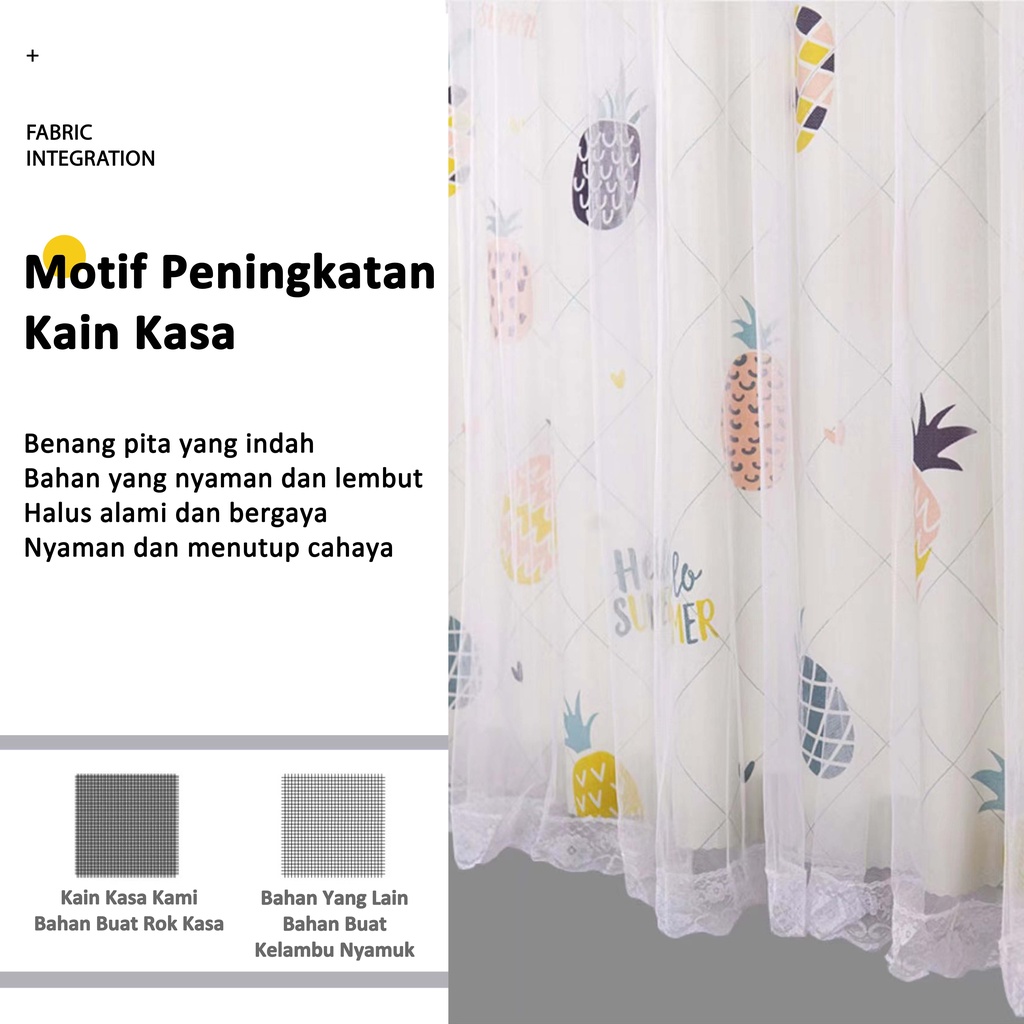 Tirai Gorden Magic Velcro Tirai Hordeng Tanpa Paku / Jendela Pintu Velcro Blackout 99% Tanpa Bor  Gorden transmisi cahaya canggih