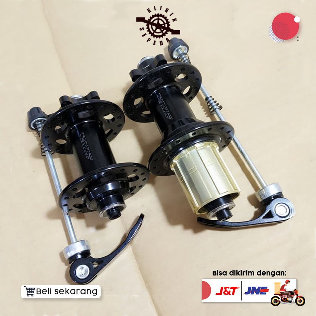 Hub Freehub RAZE 36H 8 - 10 Speed Hitam Komponen Sepeda Perlengkapan Sepeda - New