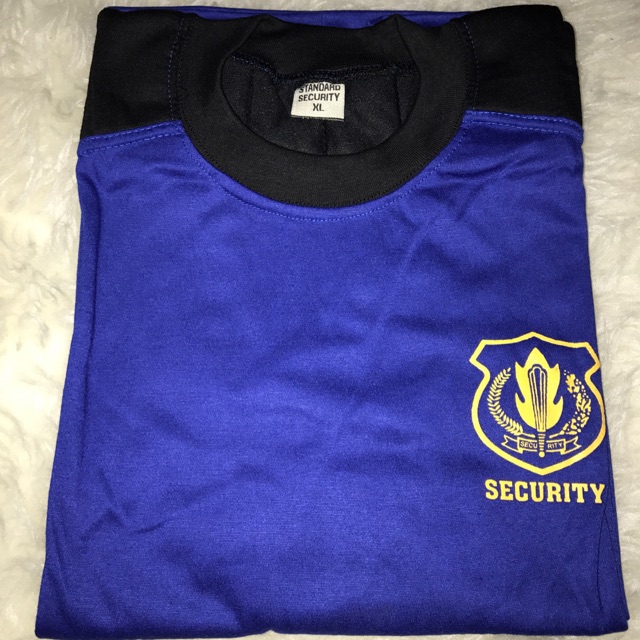 Kaos Security Biru Benhur Lengan Panjang