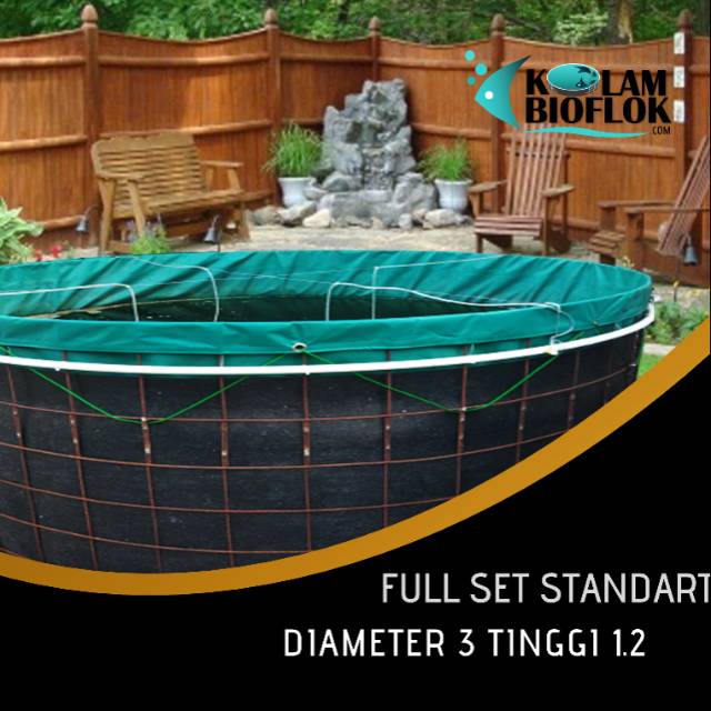 Kolam ikan bundar bioflok