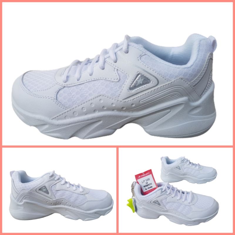 Sepatu SNEAKERS KOREA /SEPATU SNEAKERS PUTIH PRO ATT LIP 501 UKURAN 37-40/Sepatu Putih/PRO ATT LIP 501/PRO ATT LIP 500/ PRO ATT XP 09/PRO ATT VIL 70/Sepatu Running/SNEAKERS Wanita KOREA/PRO TT ADX 03-2