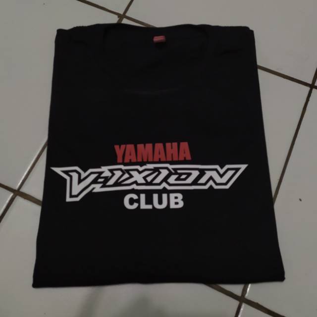 T-shirt baju kaos yamaha vixion club // Baju Club MOTOR YAMAHA VIXION