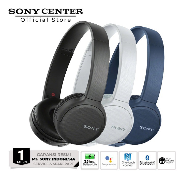 Sony Wh Ch510 Black Wireless Headphones Wh Ch510 Whch510 Shopee Indonesia