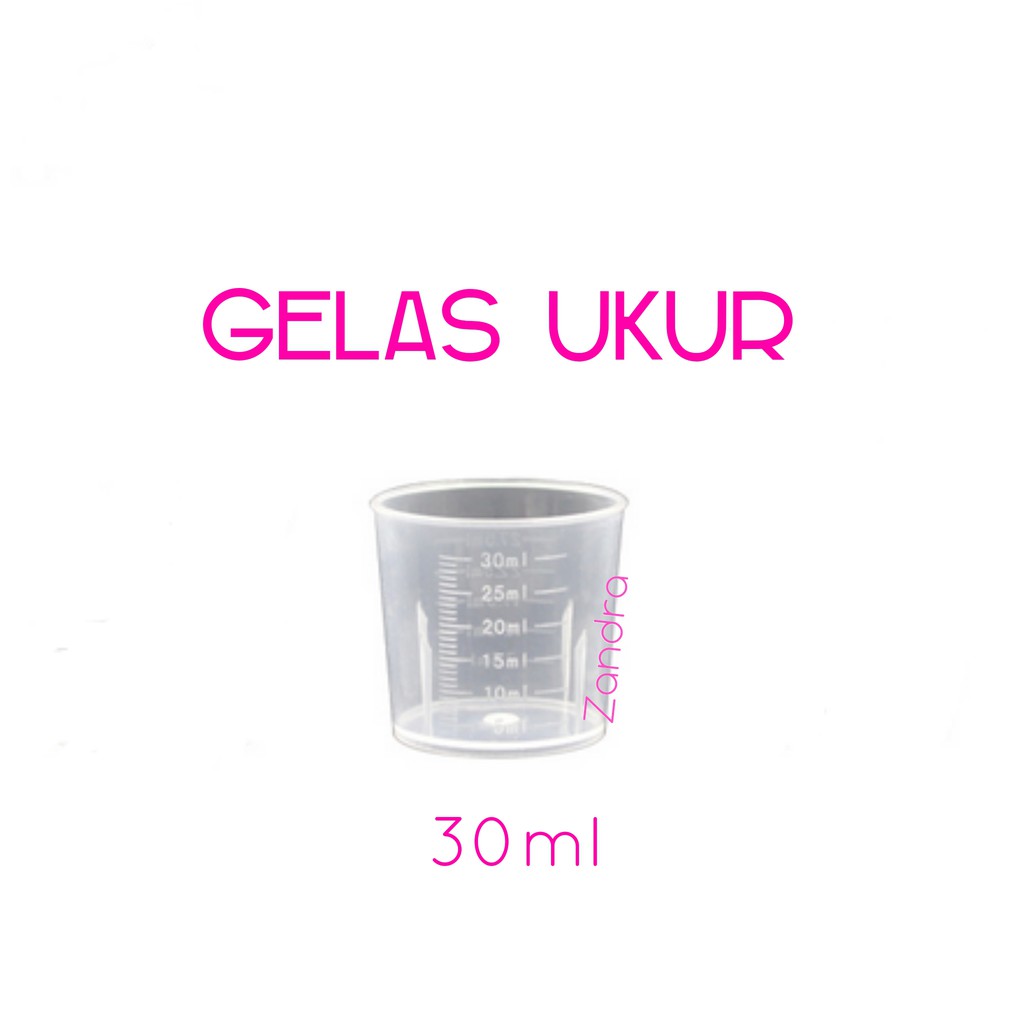 Jual Gelas Ukur 30ml Alat Takar Takaran 30 Ml 30g 30gr 30gram 30 G Gr 0846