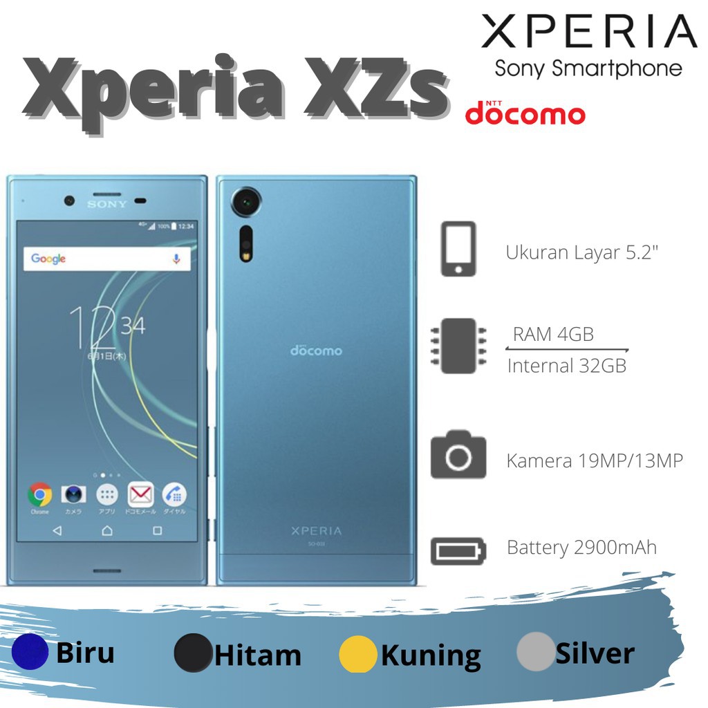 [HARGA PROMO] SONY XPERIA XZS DOCOMO - SECOND ORIGINAL - 4/32 GB RAM Penyimpanan - 2900mAh Baterai -