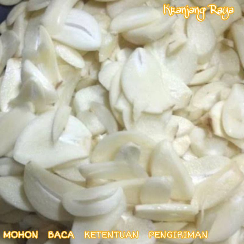 Bawang putih iris