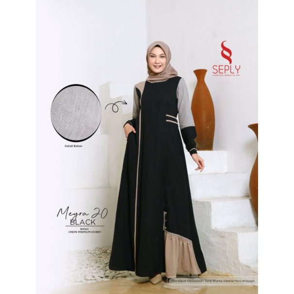 BAJU GAMIS TERBARU 2021 / GAMIS SEPLY MEYRA 20 / GAMIS SIMPLE ELEGAN / GAMIS MODERN / DRESS CANTIK T