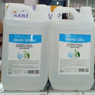 Purbasari Hand Sanitizer 5 Liter Gel / Cair Spray
