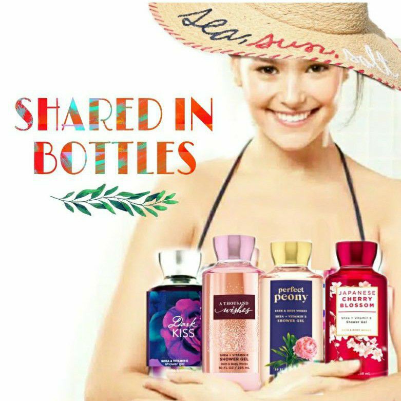 BBW SHOWER GEL FOAM BATH SHARE IN BOTTLE 30 ML PART 1/2 pure wonder rose dahlia in the stars into the night warm vanilla sugar butterfly gingham vanilla bean noel winter candy apple a thousand wishes rose water ivy dark kiss forever red magic in the air