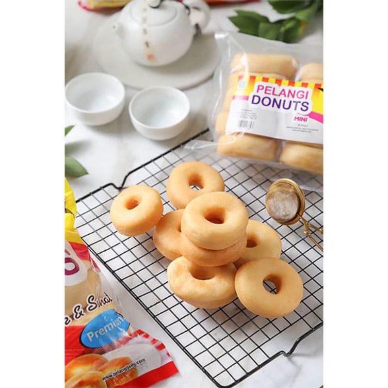 

DONAT KENTANG MINI ISI 21pcs PELANGI DONUTS - donat gula frozen food