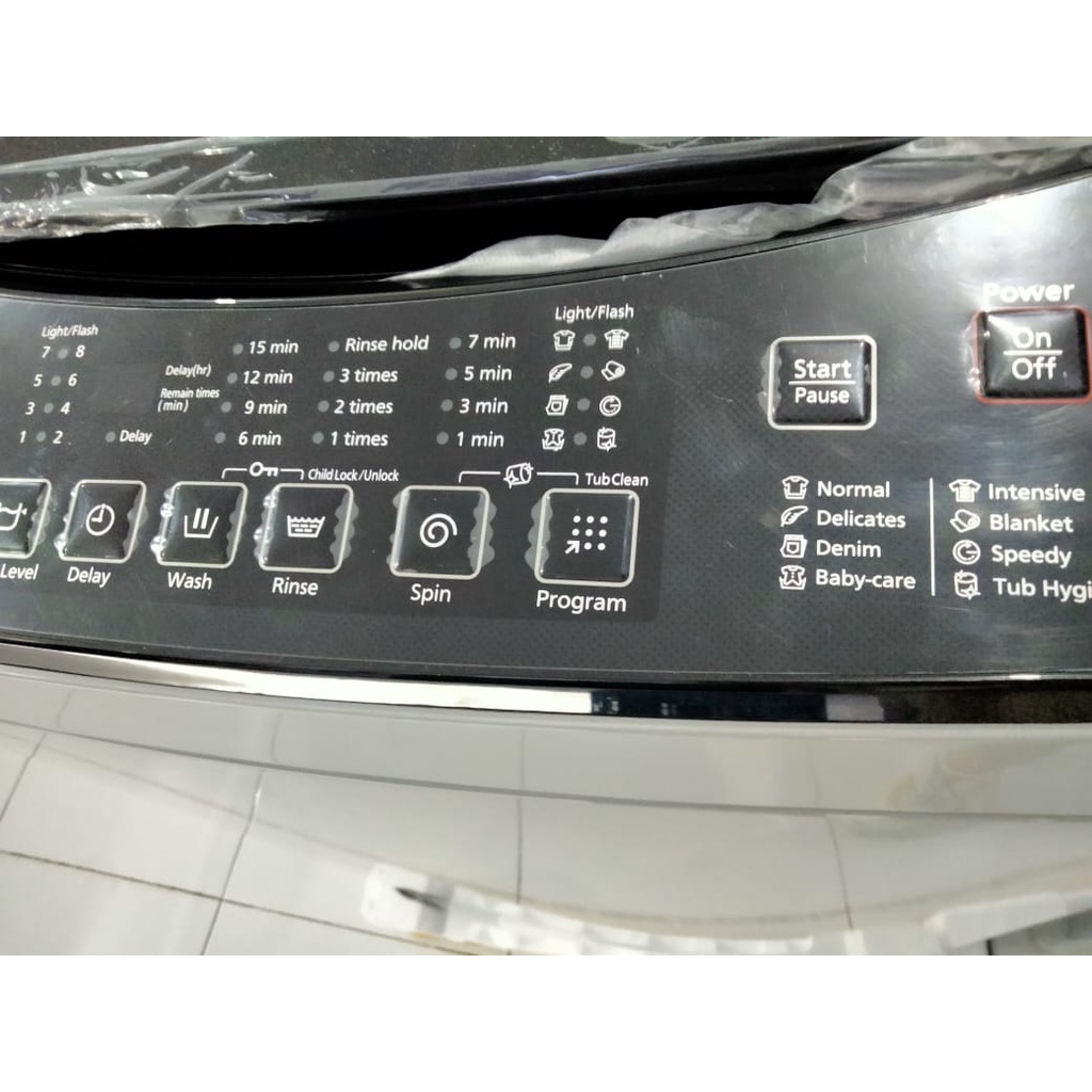Mesin Cuci Panasonic 1 Kapasitas 9.5 kg tabung Top Loading NA-F 95 MB1 Magelang