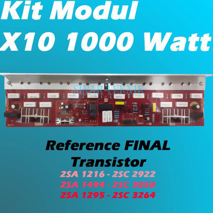 Kit Modul X10 ( Power Amplifier Mono Block 1000 Watt ) Sitekni88 Dijamin