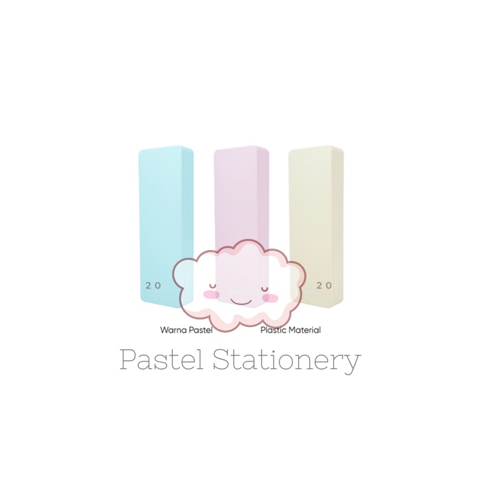 

Kotak Tempat Pensil Dua Sisi - Pastel Pencil Case 2 Side Joyko PC-5011