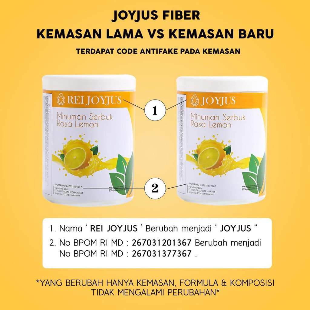 Paket Joyjus Tea + Joyjus Kapsul / Fiber 300 Gram / Fiber 500 Gram Joy Jus Rei Joyjus