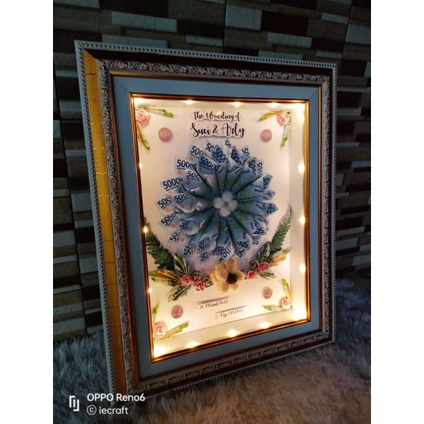 1 HARI JADI Mahar Pernikahan Mahar Unik ukuran 30x40 cm-3