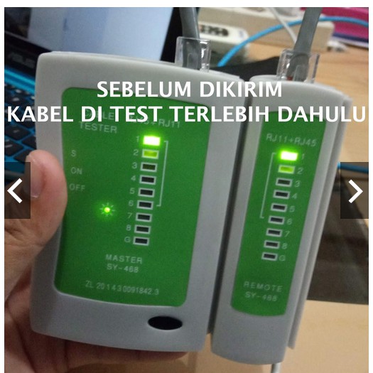 Kabel Lan Cat6 STP FTP 100m Outdoor High Speed Siap Pakai 100 Meter